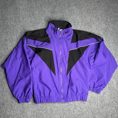 Vintage 1980s Asics Gore-Tex Purple Windbreaker Jacket  Women Size Small