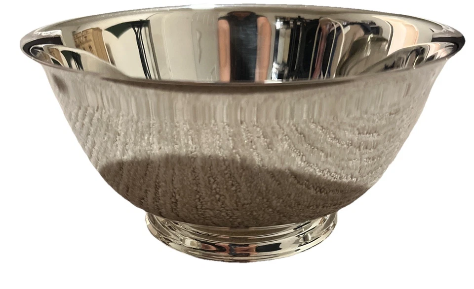 “Sons of Liberty Bowl” 6 “ by Paul Revere - Silver Played - Oneida Silversmiths - Image 2 of 4