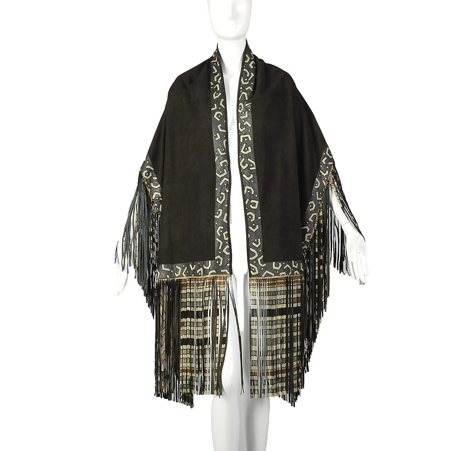 Bufandas y estolas geométrica de Gamuza para Mujeres