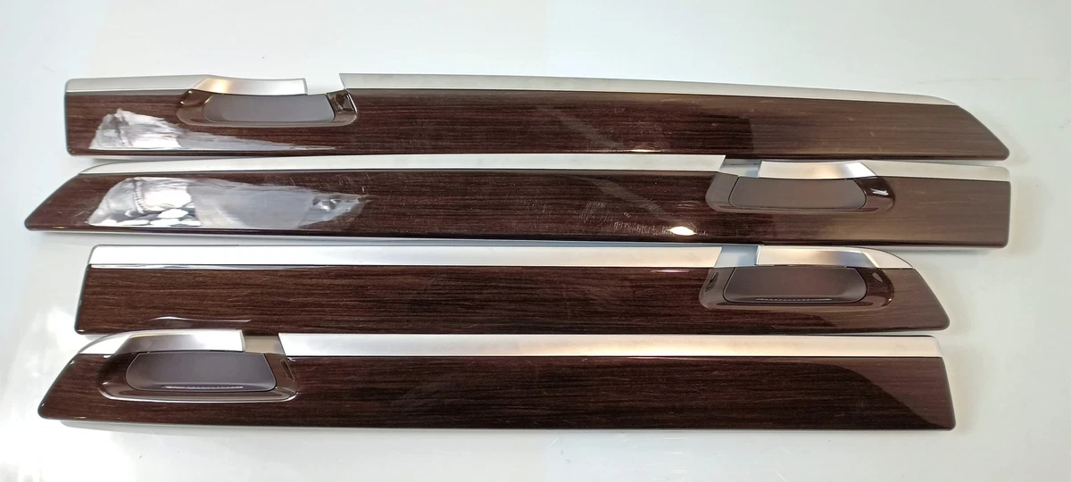 BMW OEM Dorr trim Set wood fineline gleaming 9115533 9115575 F01  