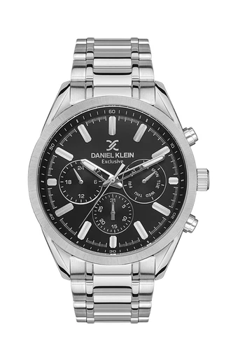 Daniel Klein Exclusive Men Black/Silver Watch