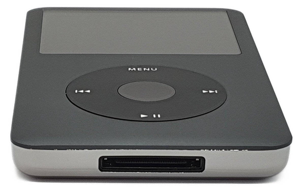 iPod classic 第7世代 HDD160GBからSD256GBに　グレー iPod classic 第7世代 160GBからSD256GBにブラック 黒 - メルカリ