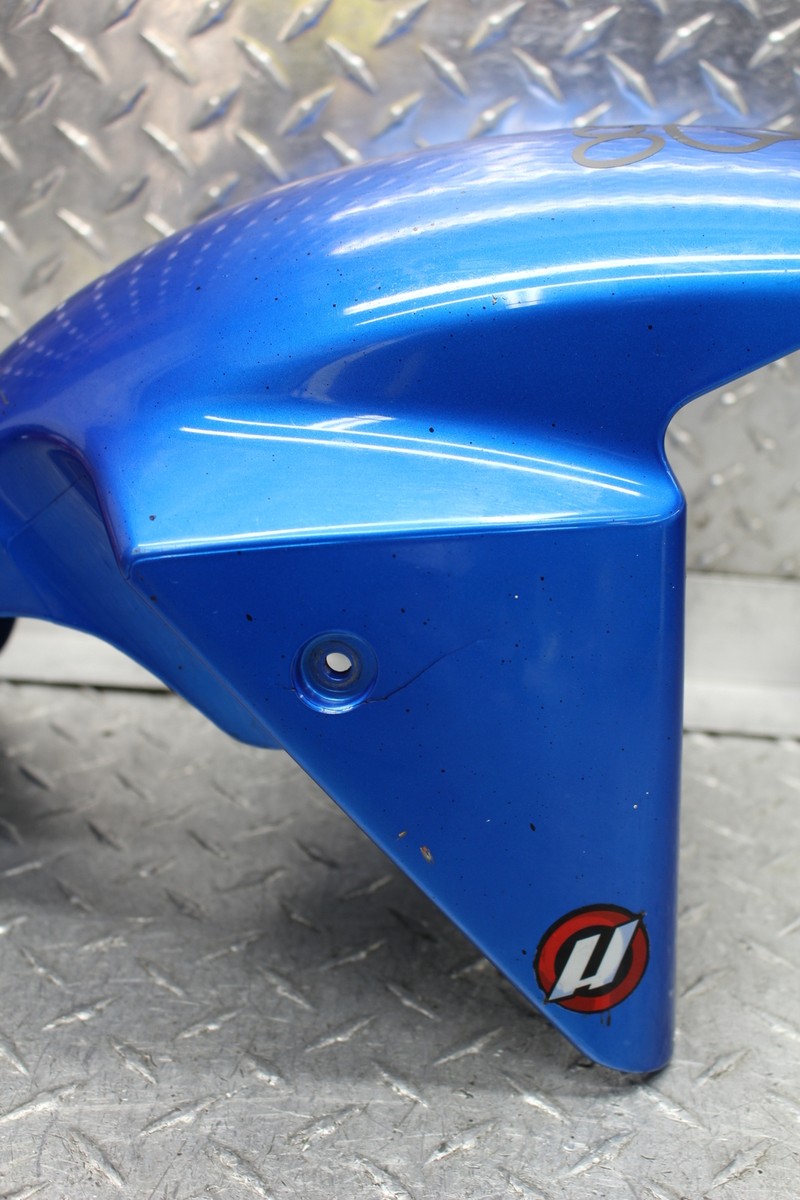 2003 Kawasaki Ninja ZX6R ZX636B BLUE FRONT WHEEL FENDER 35004-0019