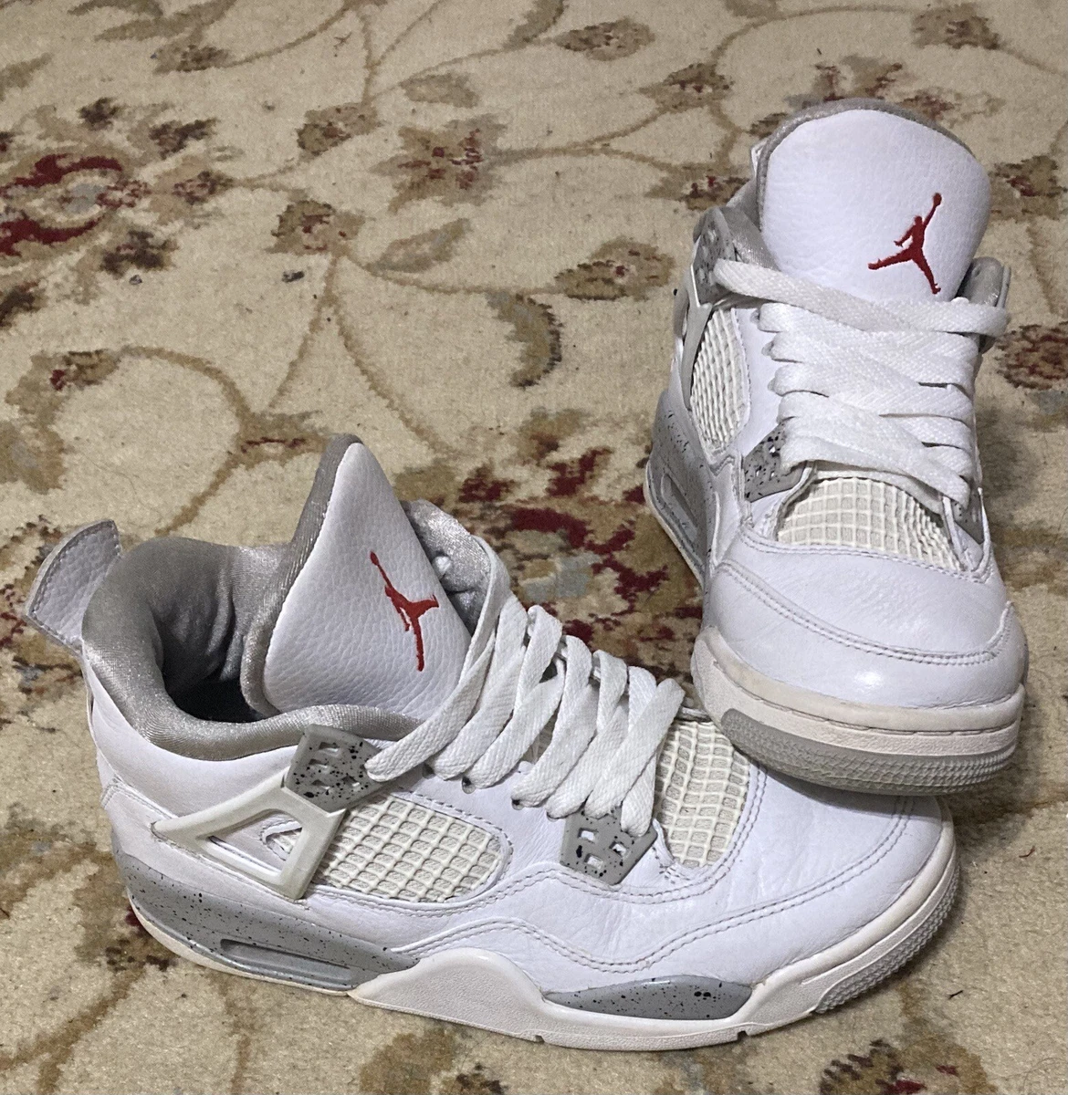 Jordan retro 4s shop white
