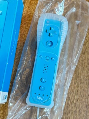 Nintendo Wii Remote Motion Plus RVL-036 OEM Blue Controller Japan