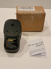 Briidea HRVP-01 RV Surge Protector 30 Amp Plug Adapter Circuit Analyzer LED 