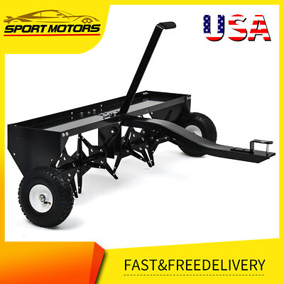 Rugged 122CM 48'' Lawn and Garden Spike Aerator for Improved Soil Oxygenation
