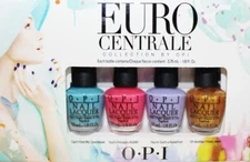 OPI Euro Centrale - Euro Minis - 4 Mini Nail Polish 0.125 oz
