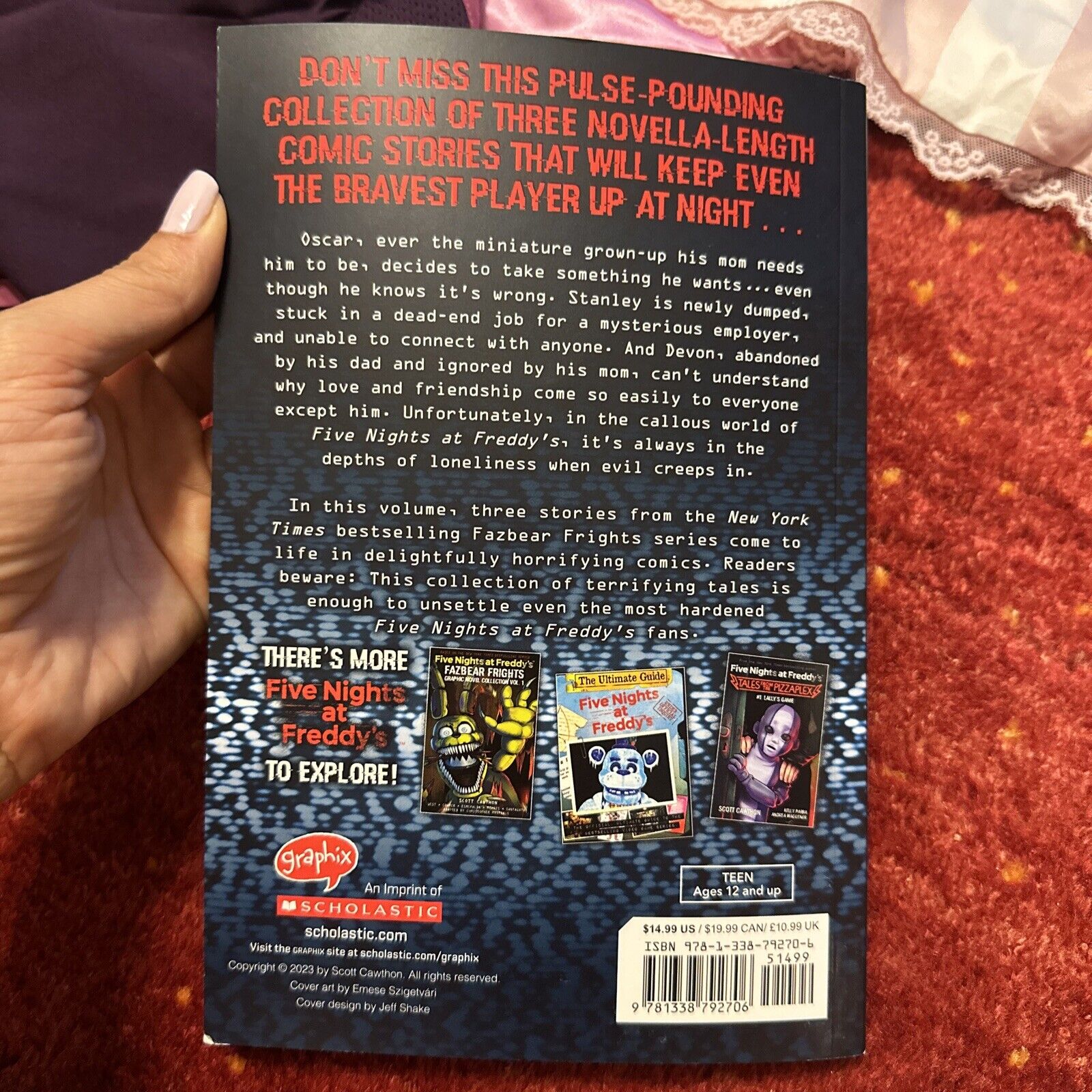  Five Nights at Freddy's: Fazbear Frights Graphic Novel  Collection Vol. 2 (Five Nights at Freddy's Graphic Novel #5) (Five Nights  at Freddy's Graphic Novels): 9781338792706: Hastings, Christopher, Cawthon,  Scott, Waggener, Andrea