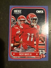 2024 Onyx Vintage Football Purple Ricky White III  #/35 UNLV Rebels