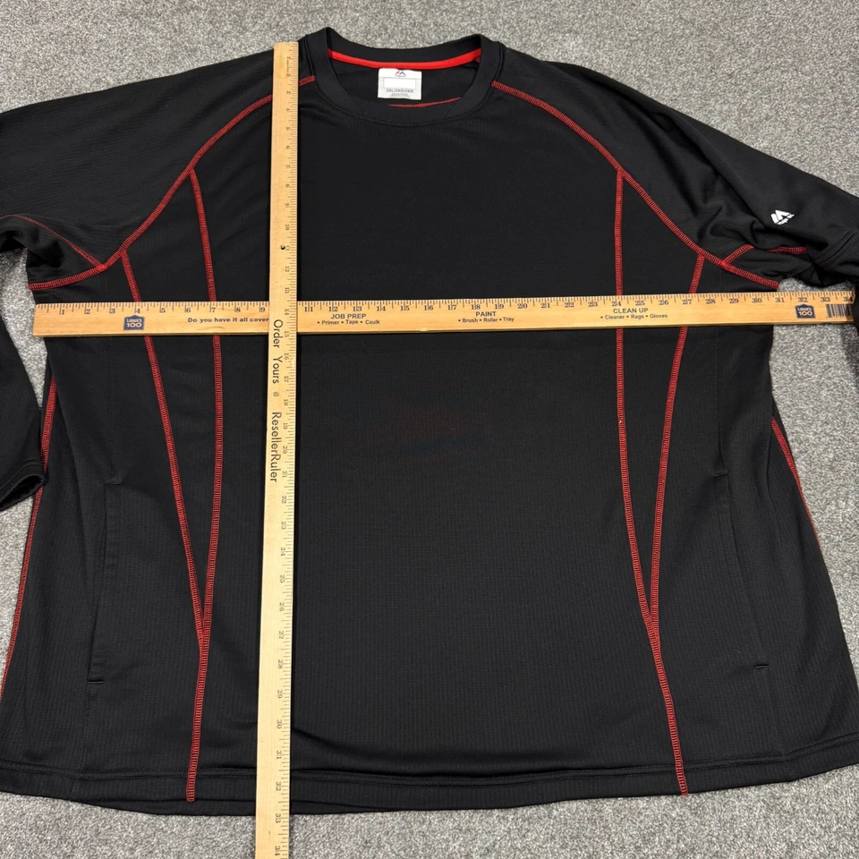 Majestic Sudadera Hombres 3XL Negro Pullover Calentamiento Activo Entrenamiento Gimnasio Béisbol Foto 4 de 4