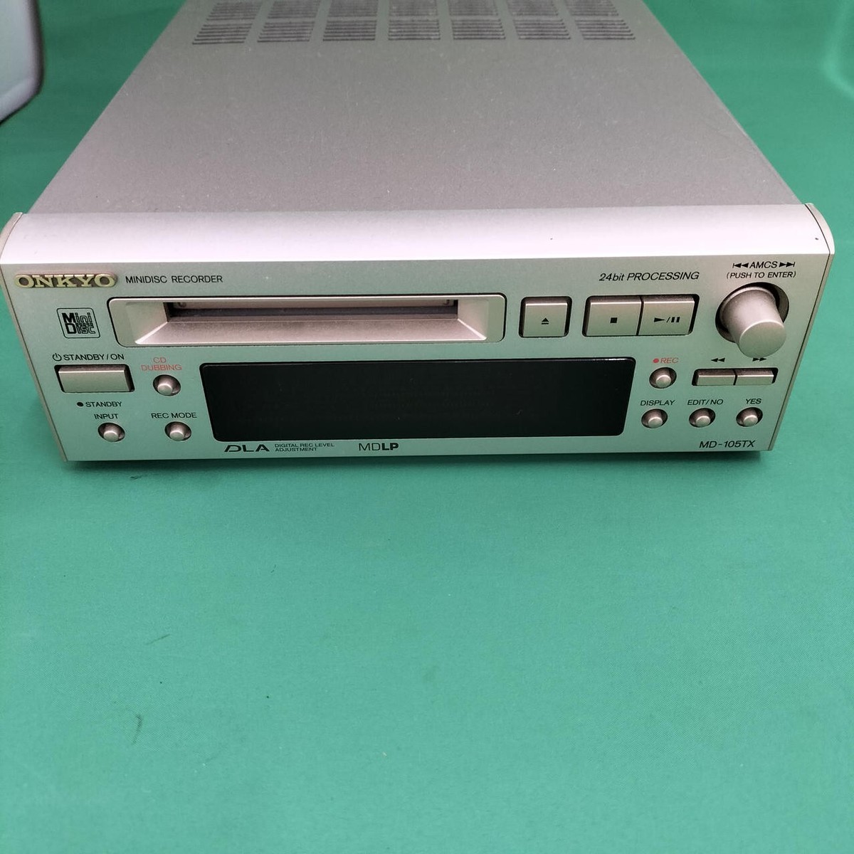 ONKYO MD-105TX ミニディスクレコーダー ！！ ONKYO MD-105TX MD Mini Disc Recorder High Speed Audio MD