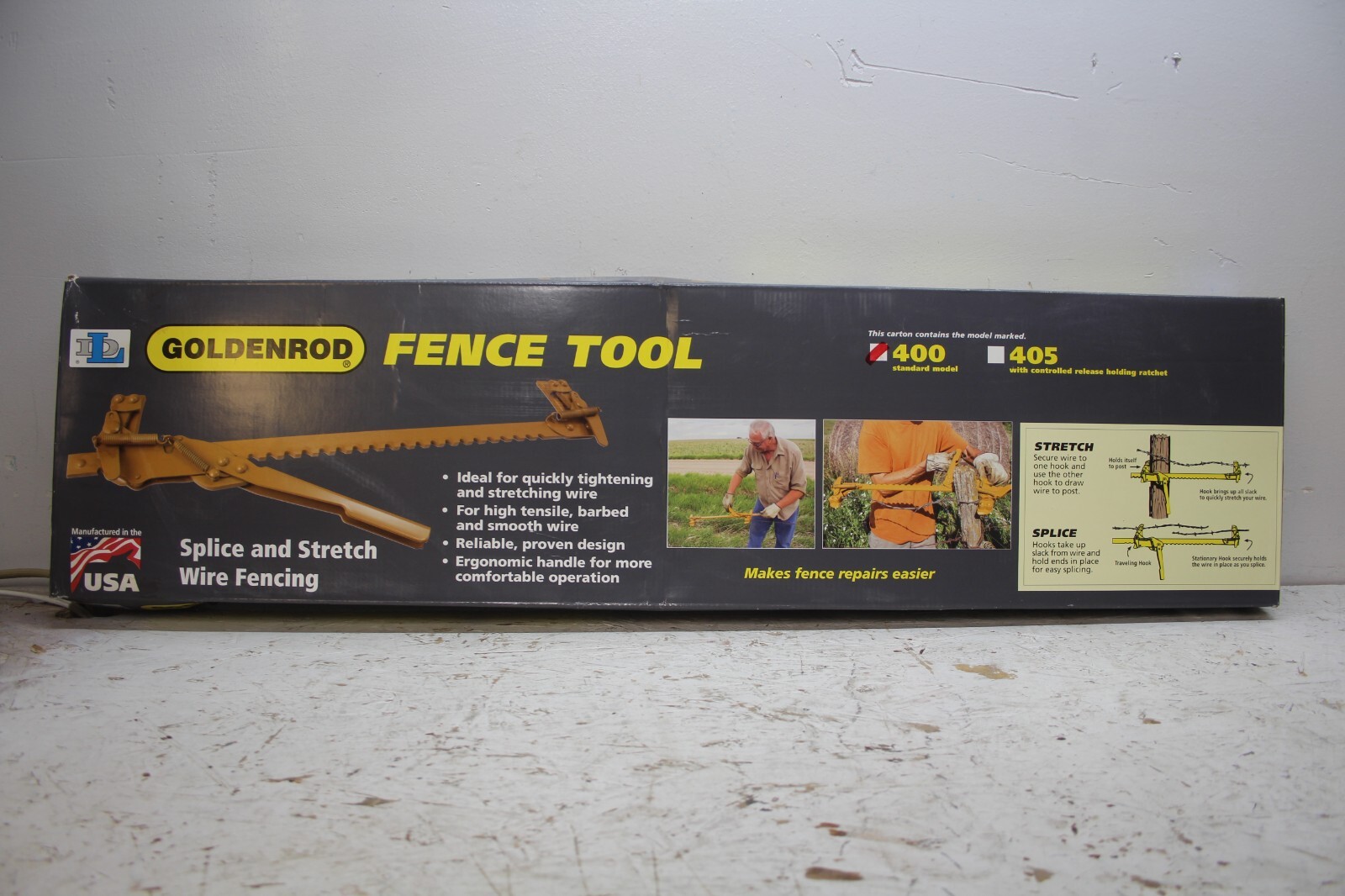 Goldenrod Ratchet Fence & Wire Stretcher 400 FENCE TOOL Goldenrod 400