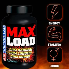 MD Science Lab Max Load - Testosterone Booster Energy Muscle Strength Growth