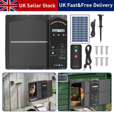 New Automatic Chicken Coop Door Opener Horizontal Opening Automatic Chicken Door