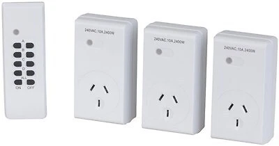 Wireless remote control 2024 electrical outlet switch