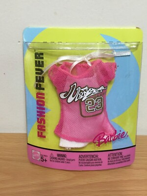 2004 Barbie Doll Fashion Fever Outfit Pink Mesh Top Rare | eBay