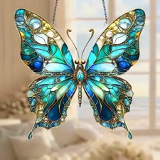 1pc Colourful Butterfly Door and Window Hanging Decoration Acrylic Decoration