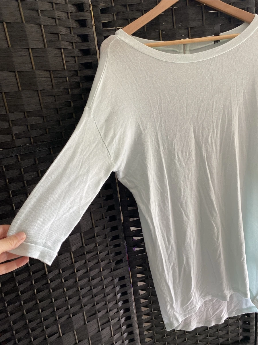Vero Moda Size Small Aqua 3/4 Sleeve Tunic Knit