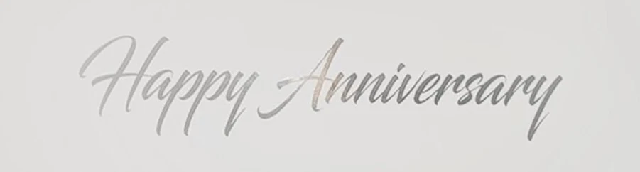 Video Book, 7” Hard Back. 4GB memory. 'Happy Anniversary' Silver Foil on Cover. - Image 3 of 4