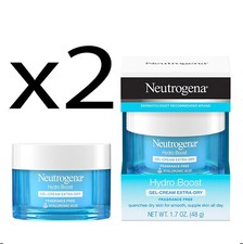 x2 Pack Neutrogena Hydro Boost for Extra Dry Skin Gel Cream   Old Formula   