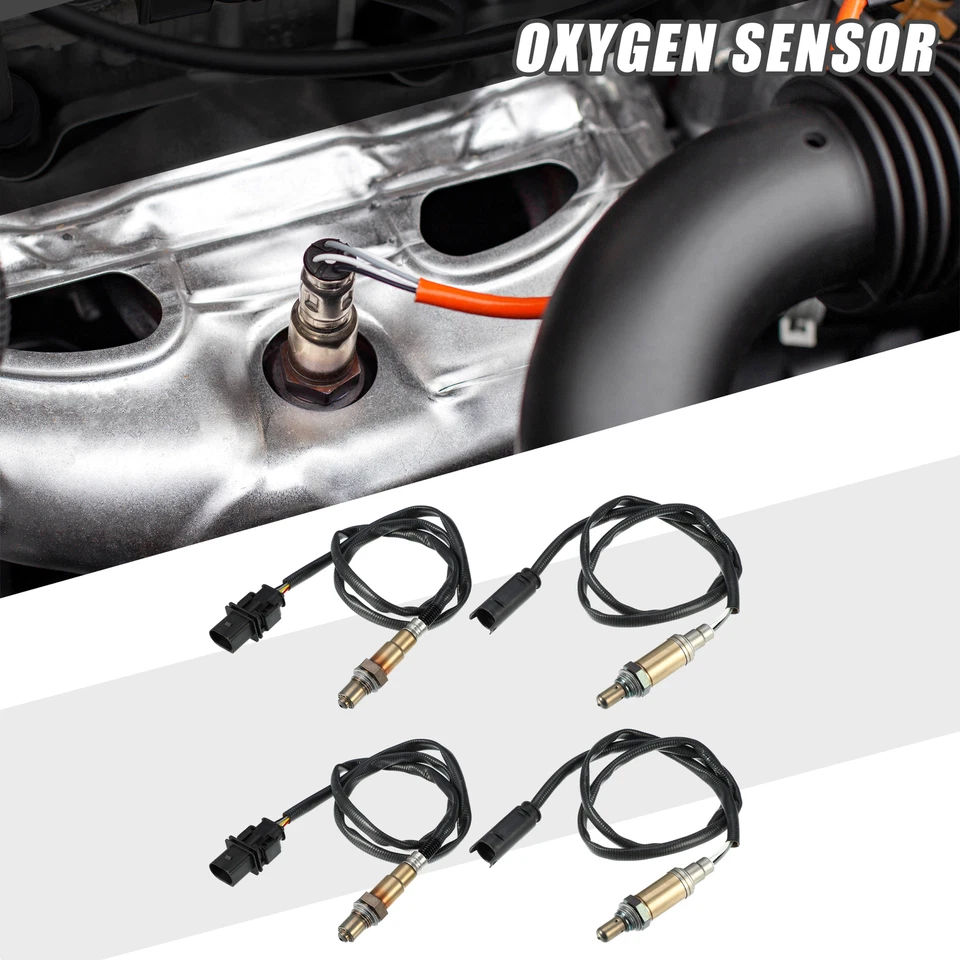 4pcs O2 Oxygen Sensor Upstream Downstream for BMW 325i 3 Series 2003-2005 2.5L - Image 2 of 4