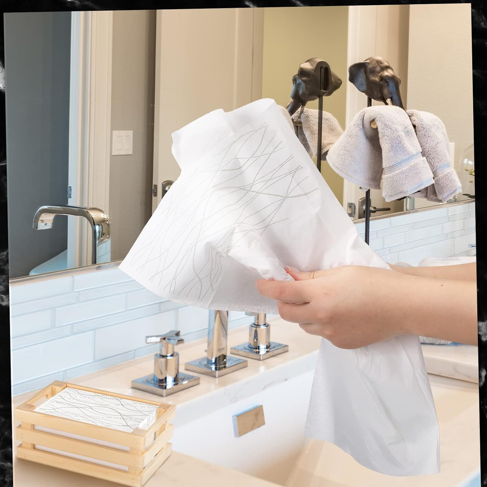 Guest Bathroom Paper Hand Towel Disposable Towels for Guest Disposable