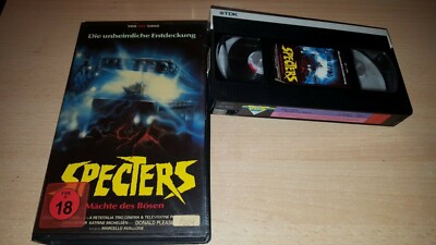 SPECTERS - Mächte des Bösen - Donald Pleasence - VPS uncut Video - ab 18  no DVD