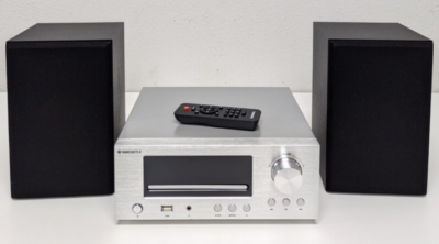 Oakcastle Bluetooth Stereo Shelf System and CD Player, 100W Home