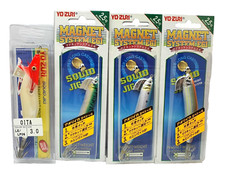 Lotto 4 Totanare YO-ZURI - Magnet - Mis. 2.5 - Oita - Mis. 3.0 - 4 Colori! EF504