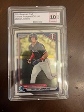 Walker Jenkins 2024 Bowman Draft Chrome Refractor RC Card #BDC-166 (JNJ320)