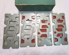Vintage Bridge Dealer Card Holder Metal Set Of 4 Metal Holders  — photo 2