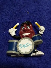 Vintage 1988 California Raisins Drummer Figure Applause PVC
