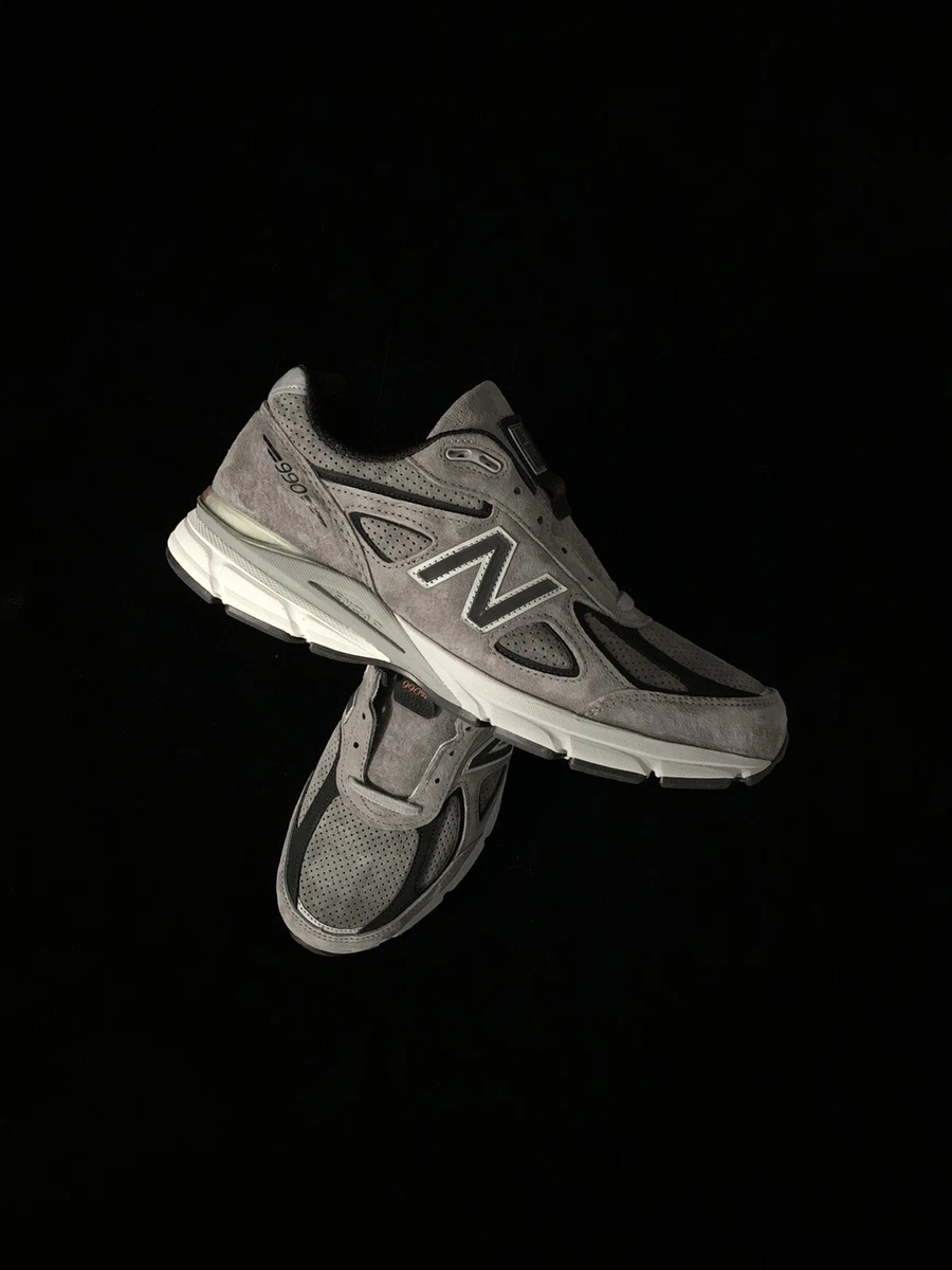 New Balance 990v4 “Marblehead” “Tail Light” Steel Grey Red White M990SG4  Size 10