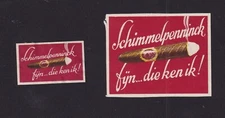 Antique Match Tag Germany BN162935 Cigar