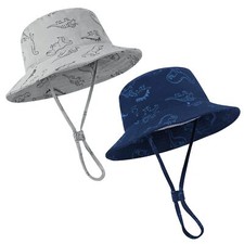 Baby Boy Sun Hat Summer Beach UPF 50 Sun Protection Hats Toddler Kids Wide B...