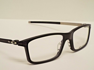 Authentic Oakley PITCHMAN OX8050-0155 Satin Black Eyeglasses Frame $290 | eBay