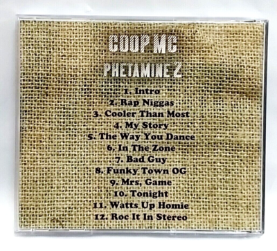 phetamine gangsta g-rap coop mc ウェッサイ COOP MC PHETAMINE GANGSTA RAP G-RAPウェッサイ