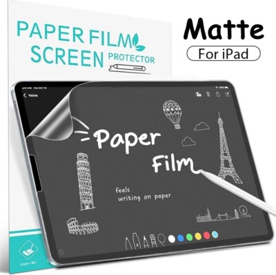 iPad Papierfolie (Paper-Film) Displayschutz like Paper iPad Air 4/5/6, 10, Pro