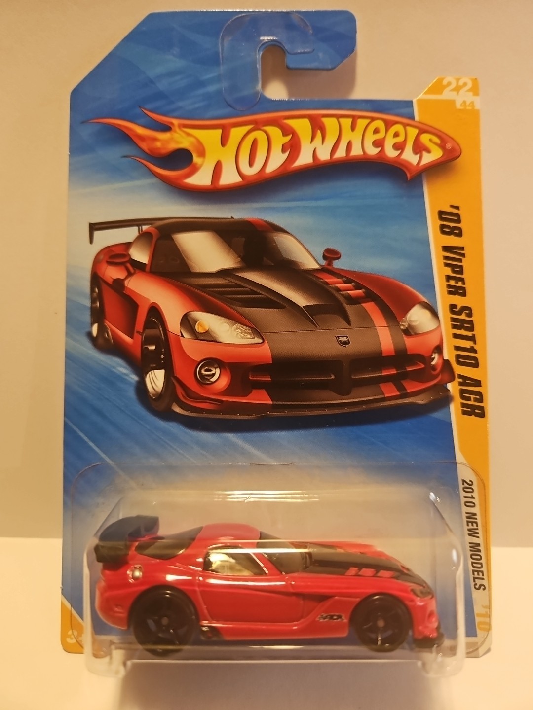 Hot Wheels '08 Dodge Viper SRT10 ACR red 2010 New Models