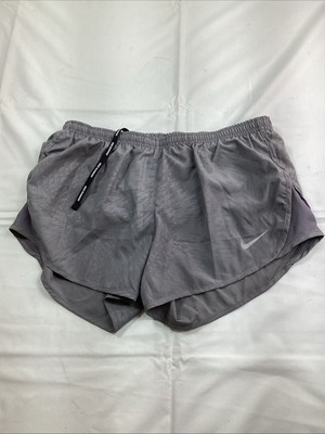 New Nike Dri-fit Tempo Track Shorts Grey Women's Size /M/ (AJ4713 056)