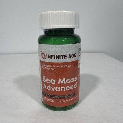 Infinite Age Sea Moss - Advanced High Potency Super Food, Immunity, exp 3/27