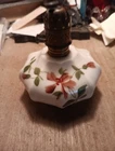 Antique  Milk Gkass Oil Lamp
