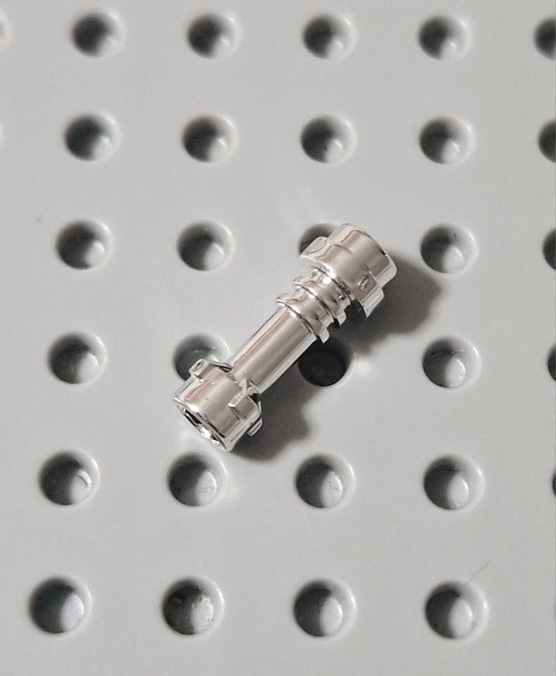 LEGO Lichtschwert Halter Griff Chrome Silber 1 Stück Star Wars 64567 K131 - Bild 1 von 1