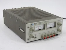 HP 6236B Triple Output Adjustable DC Power Supply 0-6VDC 0-20VDC (works well)