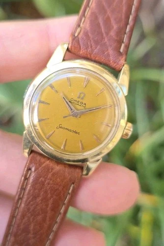 Vintage OMEGA Seamaster Automatic 2828 Cal 471 Nice Patina Dial 32mm Watch