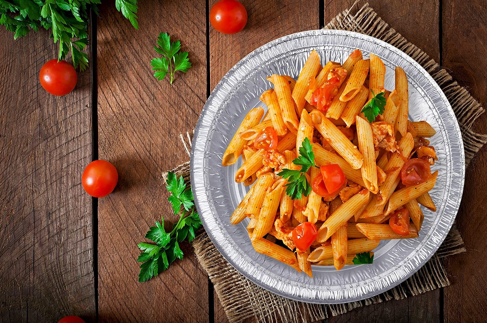 14 Round Aluminum Pans with Dome Lid 9Inch Heavy Duty Tin Foil Pans Perfect for