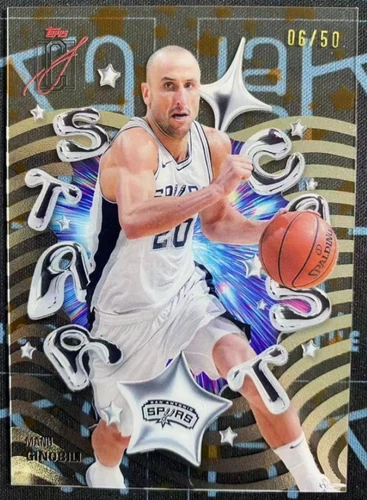 2025 Topps Signature Manu Ginobili Base (RAW)