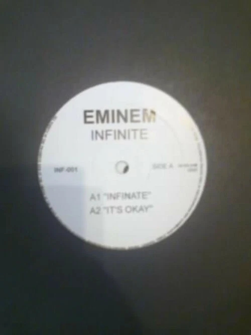 12' EMINEM INFINITE レコード Eminem Infinite 1LP Vinyl Limited Black 12