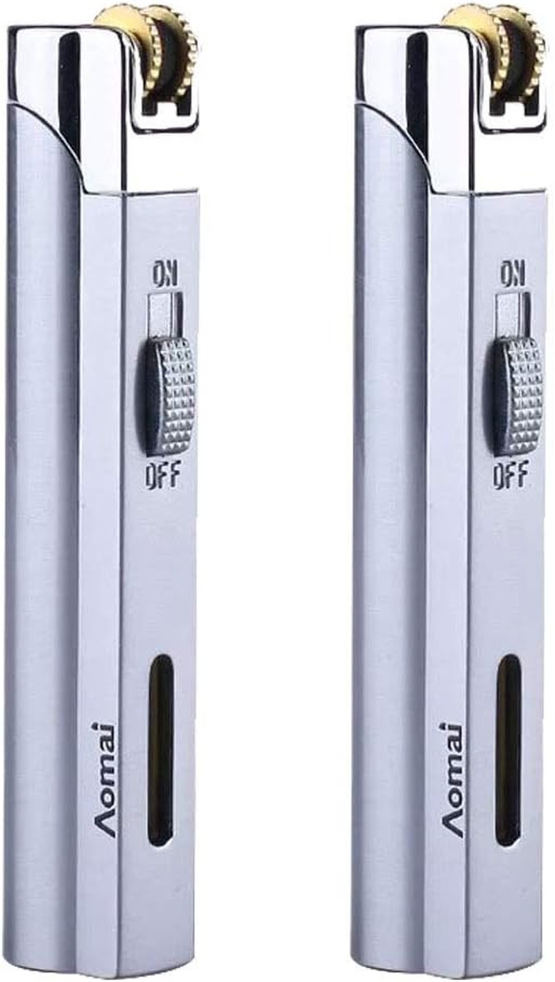 Windproof Jet Torch Butane Flame Butane Viewable Cigar Cigarette Lighter with Lo